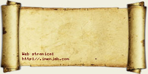 Gala Adamac vizit kartica